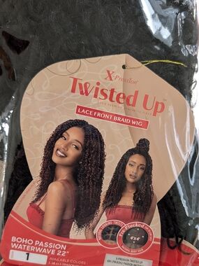 Outre X-Pression Twisted Up Braided Glueless Lace Front Wig - BOHO PASSION WATER